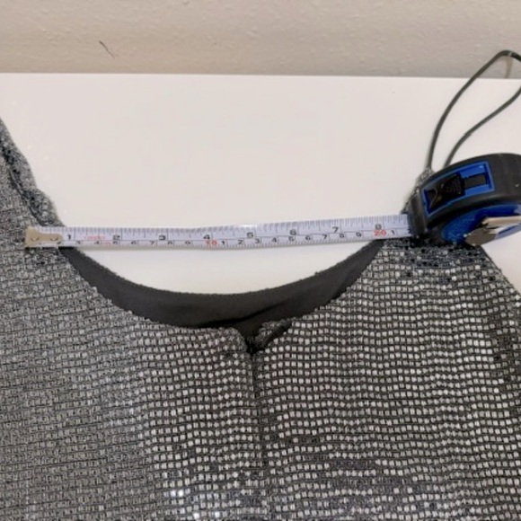 Topshop Drape Sequin Mini Dress - Picture 9 of 9